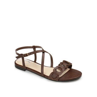 JALIA MULTI STRAP SANDALS IN FAUX LEATHER