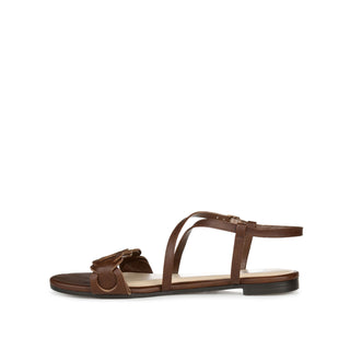 JALIA MULTI STRAP SANDALS IN FAUX LEATHER