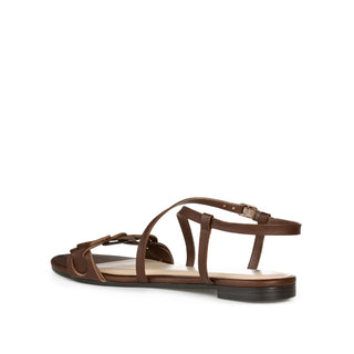 JALIA MULTI STRAP SANDALS IN FAUX LEATHER