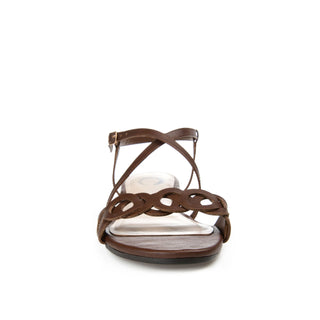 JALIA MULTI STRAP SANDALS IN FAUX LEATHER