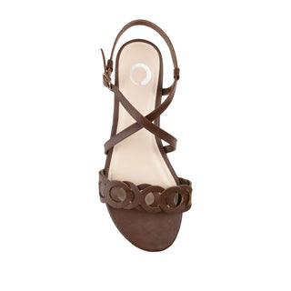 JALIA MULTI STRAP SANDALS IN FAUX LEATHER