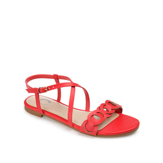 JALIA MULTI STRAP SANDALS IN FAUX LEATHER