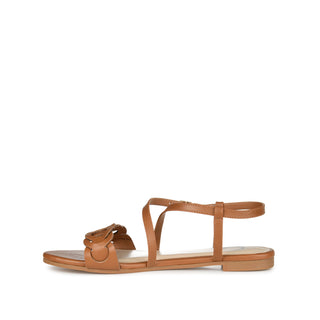 JALIA MULTI STRAP SANDALS IN FAUX LEATHER