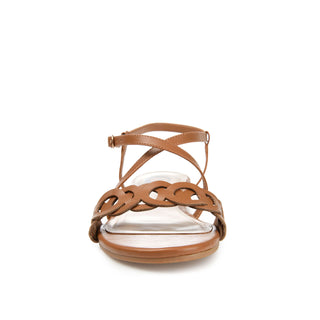 JALIA MULTI STRAP SANDALS IN FAUX LEATHER