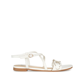 JALIA MULTI STRAP SANDALS IN FAUX LEATHER