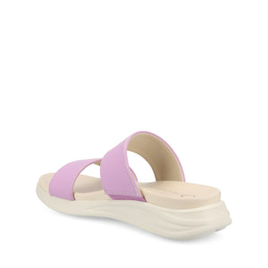 JANIS SLIP ON SANDALS IN VEGAN LEATHER - Lilac