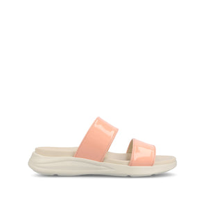 JANIS SLIP ON SANDALS IN PATENT - Pink Patent
