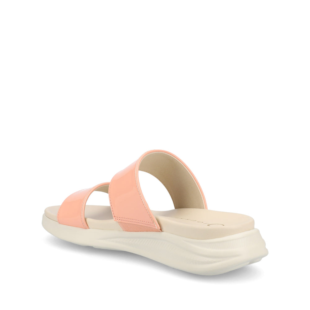 JANIS SLIP ON SANDALS IN PATENT