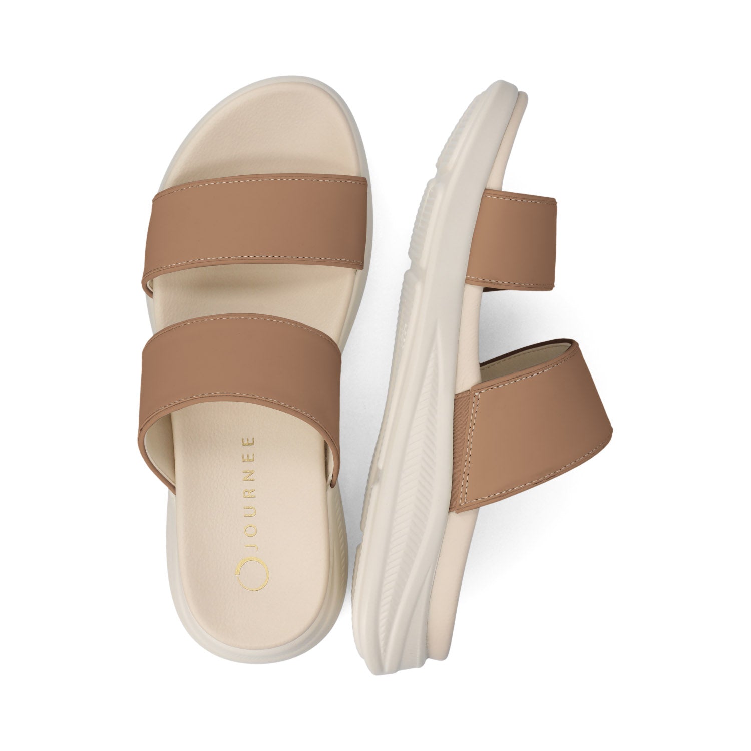 JANIS SLIP ON SANDALS IN VEGAN LEATHER - Sand