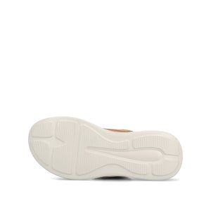 JANIS SLIP ON SANDALS IN FAUX LEATHER