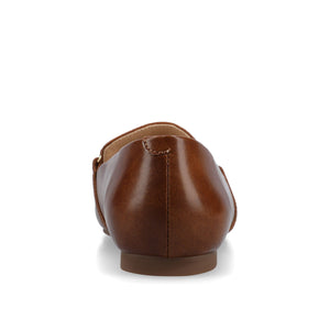 JANNAH TASSEL LOAFER FLATS - Cognac