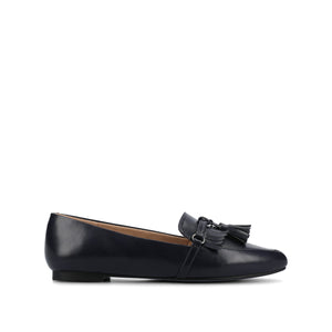 JANNAH TASSEL LOAFER FLATS - Navy