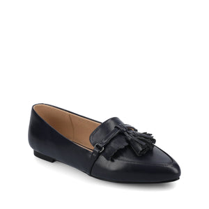 JANNAH TASSEL LOAFER FLATS - Navy