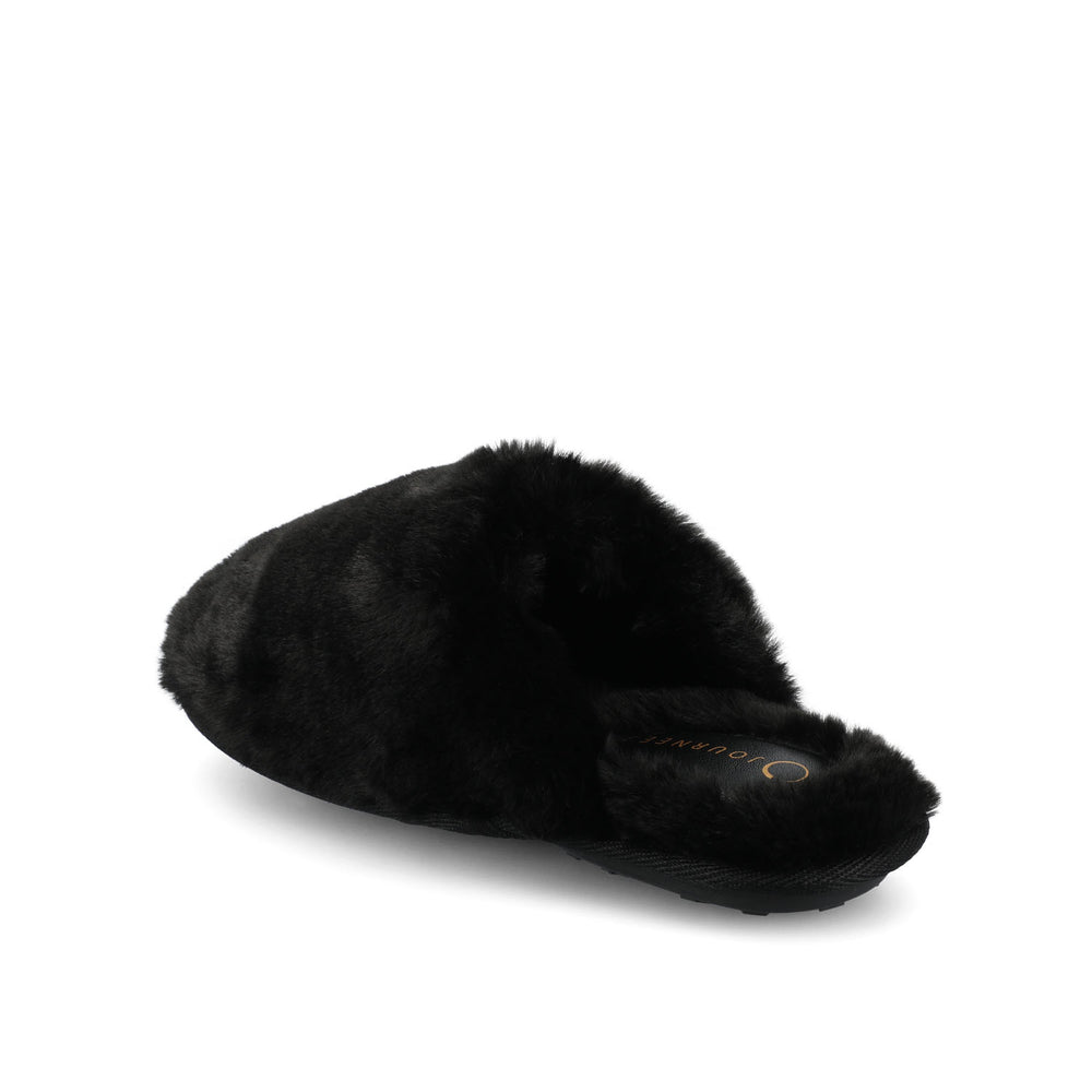 JAYDE SLIPPERS IN FAUX FUR