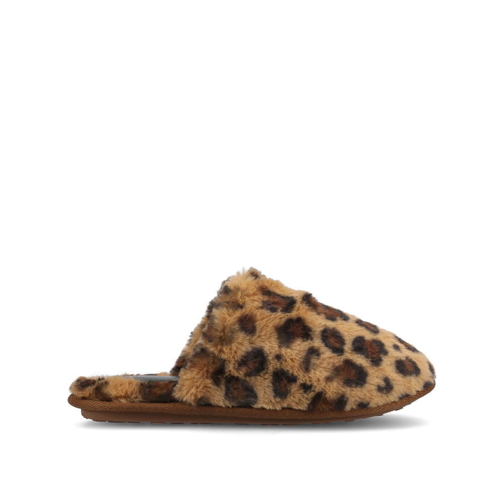 JAYDE SLIPPERS IN FAUX FUR