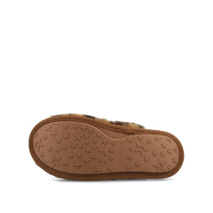 JAYDE SLIPPERS IN FAUX FUR - Leopard Faux Fur