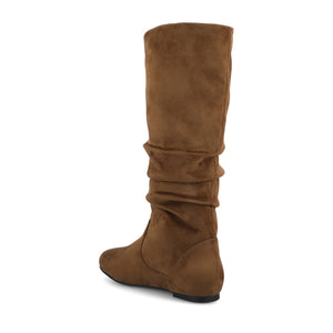 JAYNE KNEE HIGH BOOTS IN WIDE CALF
