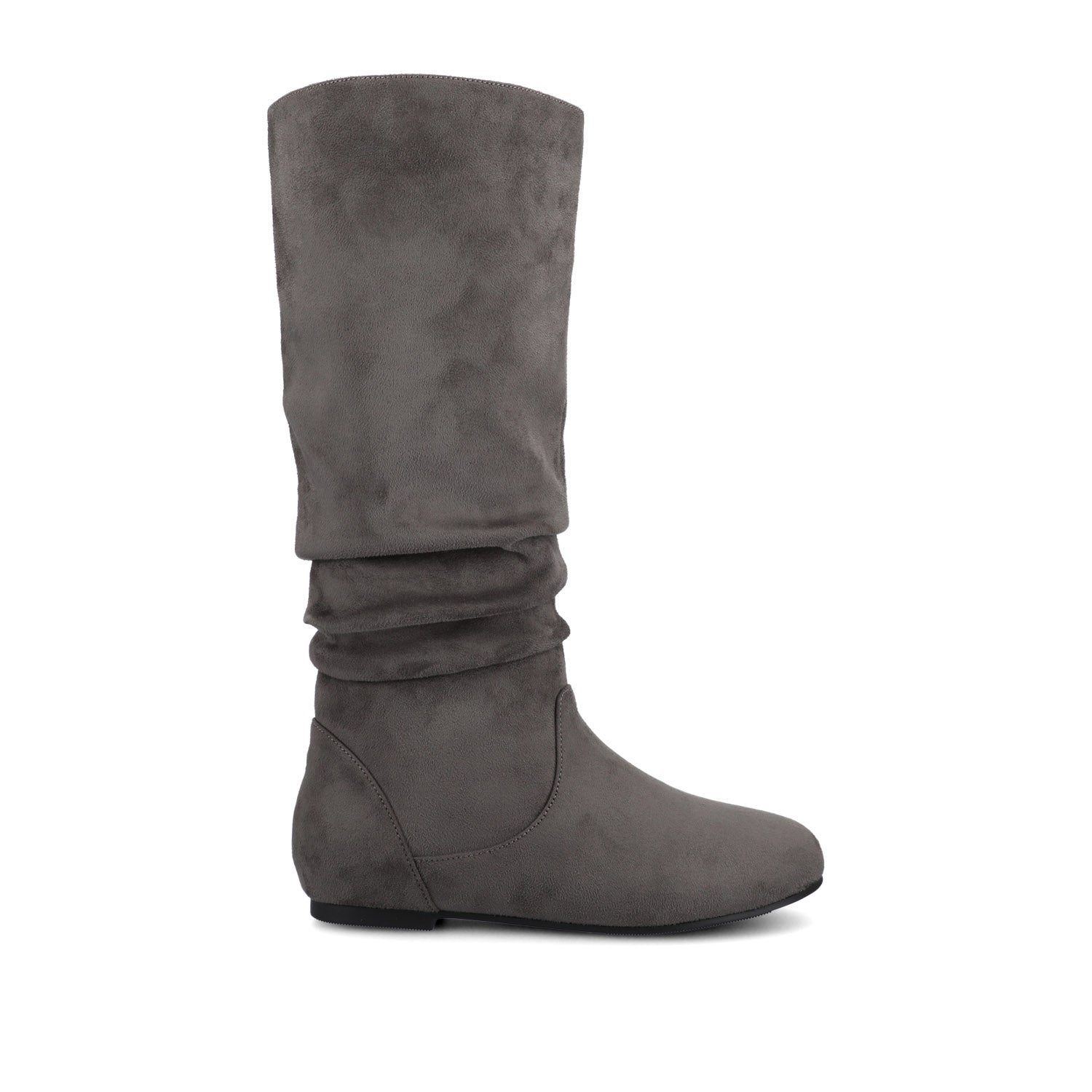JAYNE KNEE HIGH BOOTS IN FAUX LEATHER