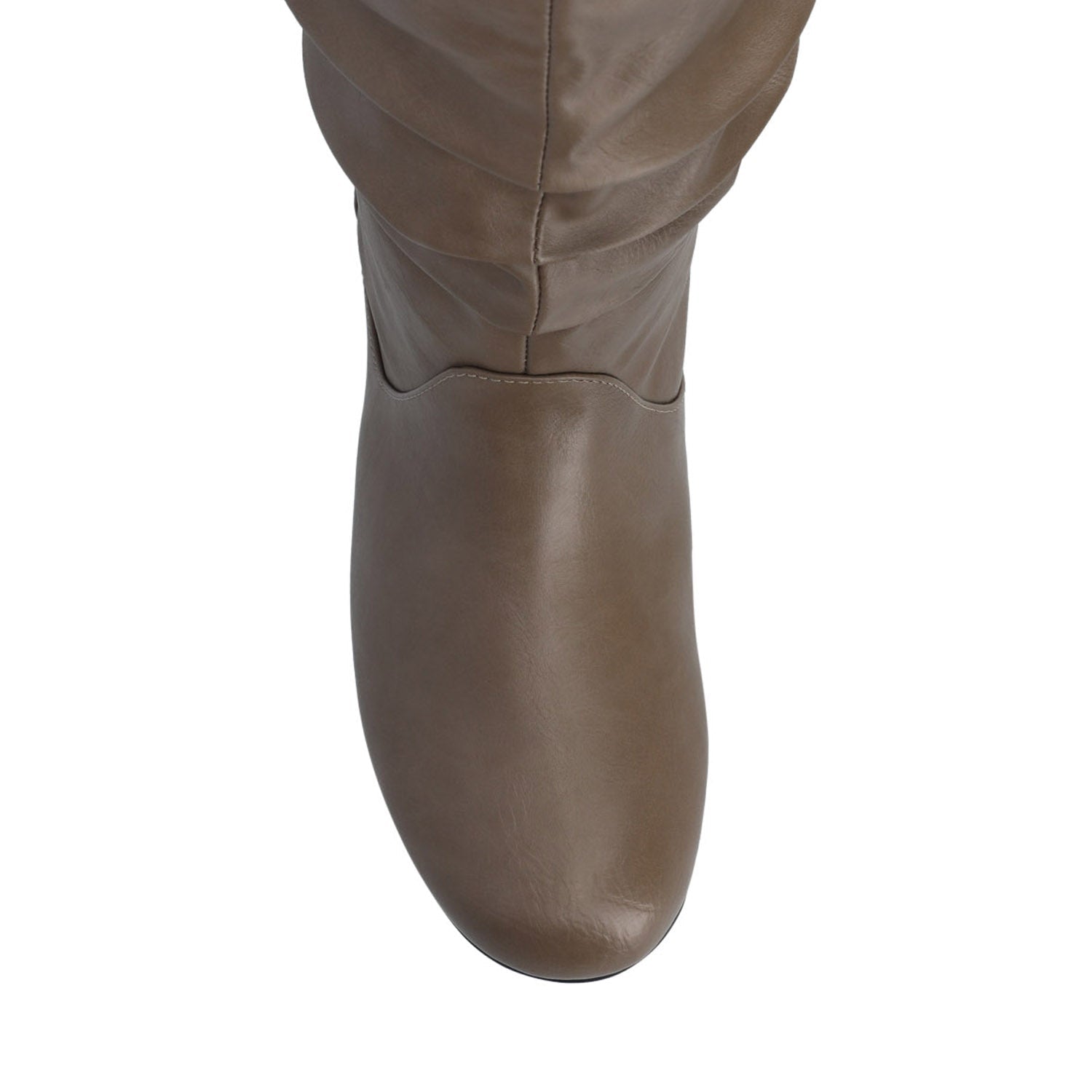 JAYNE KNEE HIGH BOOTS IN WIDE CALF - Taupe