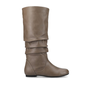 JAYNE KNEE HIGH BOOTS IN X-WIDE CALF - Taupe