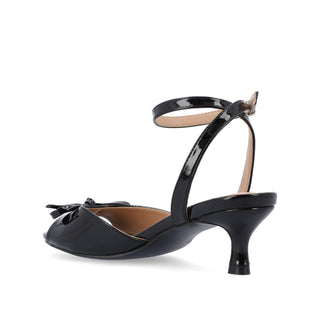 JENNIFER STRAPPY KITTEN HEELS IN PATENT