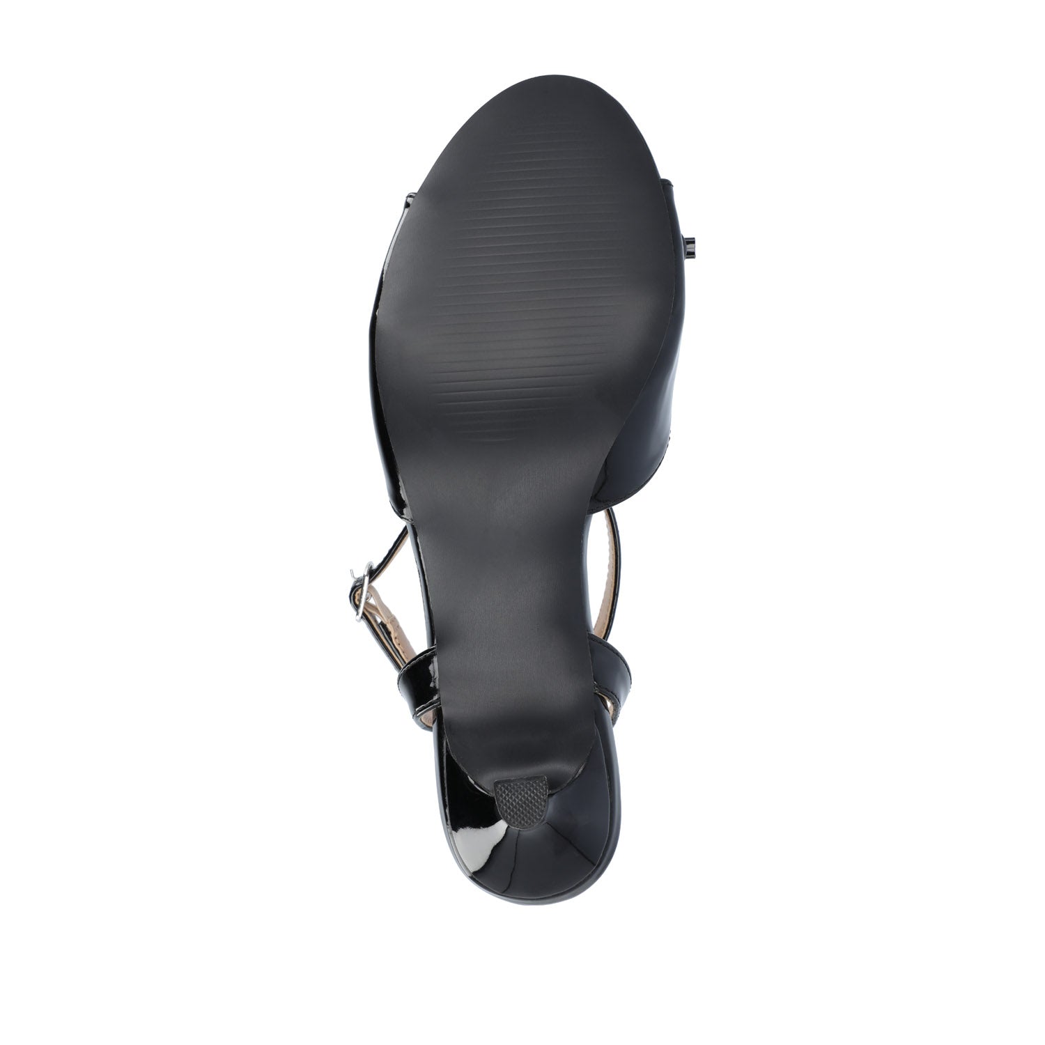 JENNIFER STRAPPY KITTEN HEELS IN PATENT - Black Patent