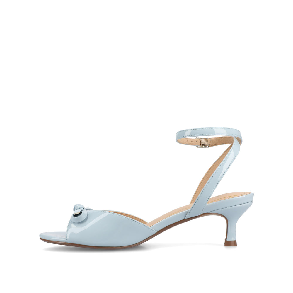 JENNIFER STRAPPY KITTEN HEELS IN PATENT