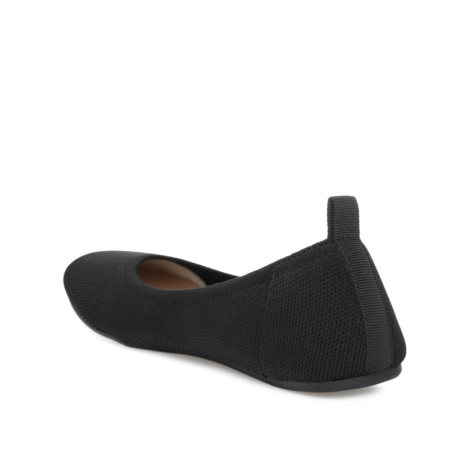 JERSIE BALLET FLATS IN KNIT FABRIC - Black