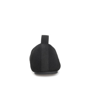 JERSIE BALLET FLATS IN KNIT FABRIC - Black