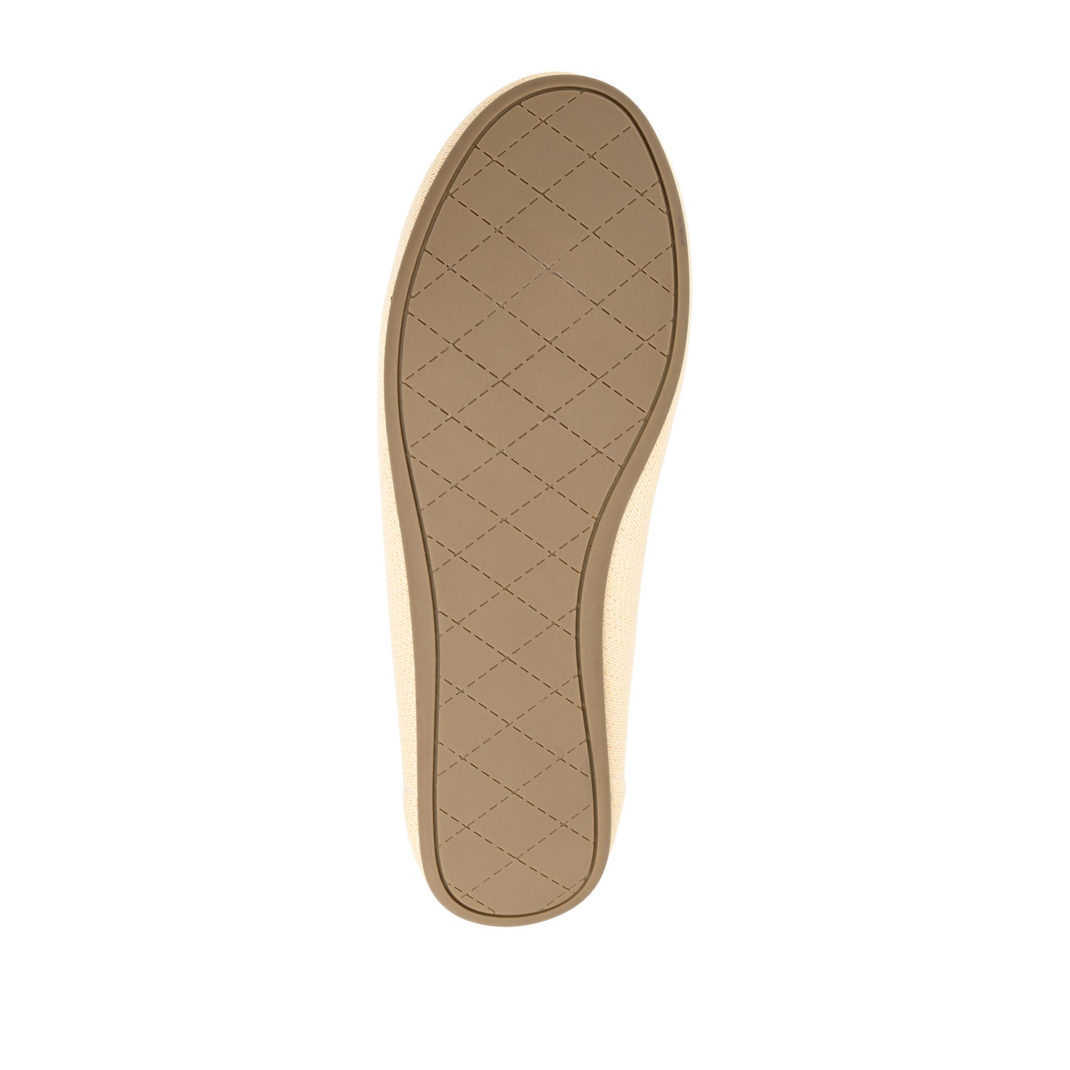 JERSIE BALLET FLATS IN KNIT FABRIC - Cream