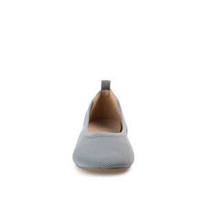 BALLET FLAT IN FABRIC - Grey