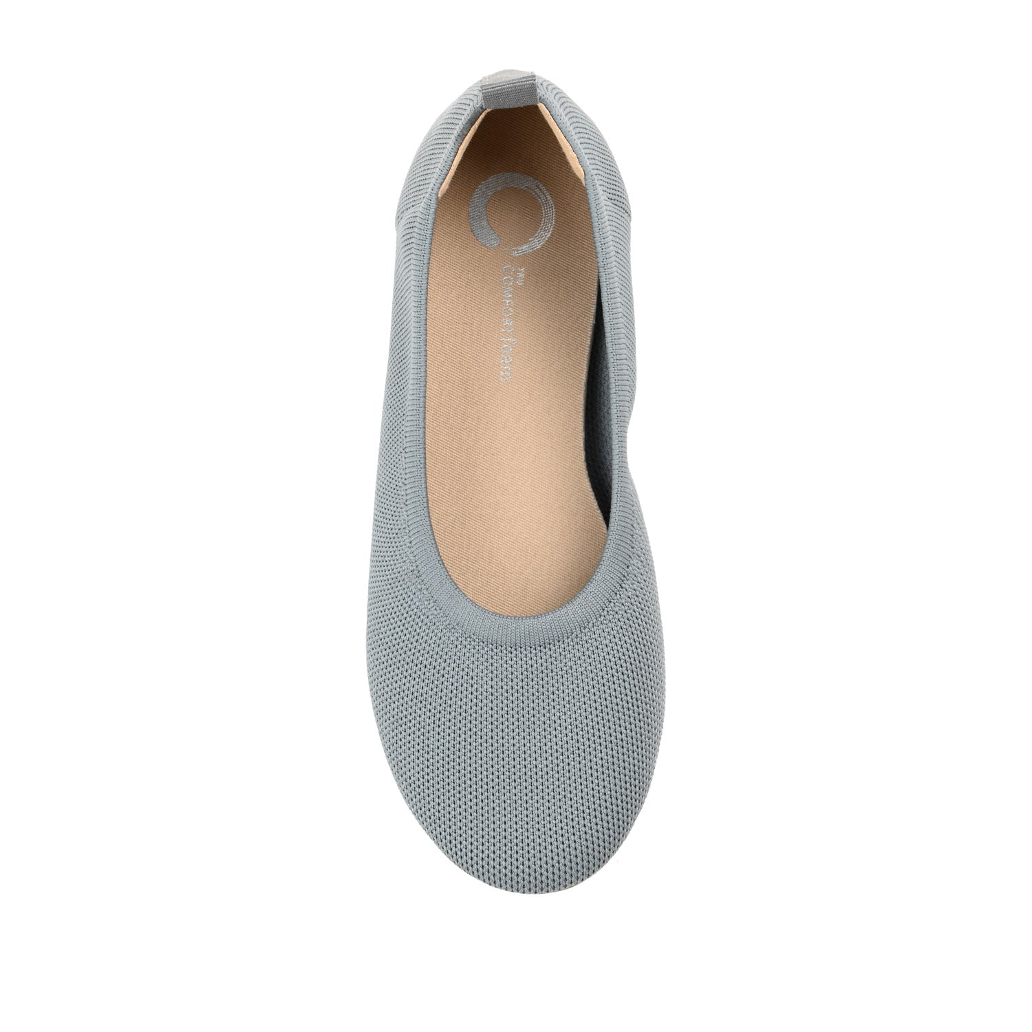 BALLET FLAT IN FABRIC - Grey