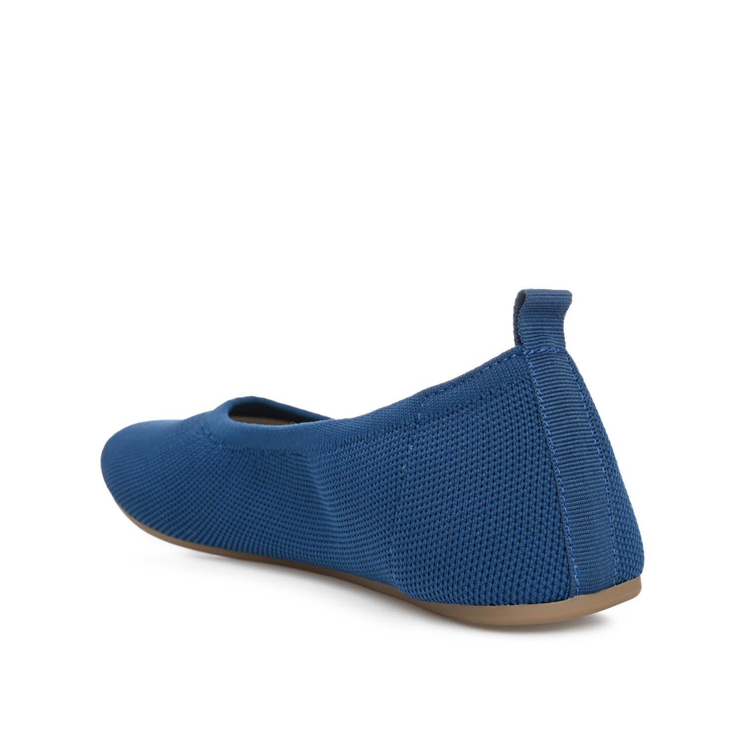 BALLET FLAT IN FABRIC (WIDE) - Navy Nubuck