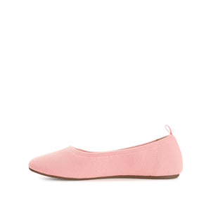 JERSIE BALLET FLATS IN KNIT FABRIC - Pink
