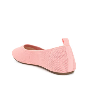 JERSIE BALLET FLATS IN KNIT FABRIC - Pink
