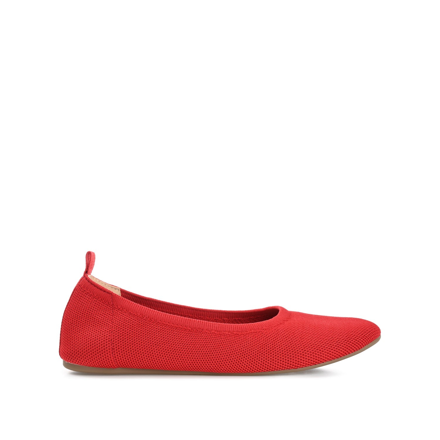 BALLET FLAT IN FABRIC - Red