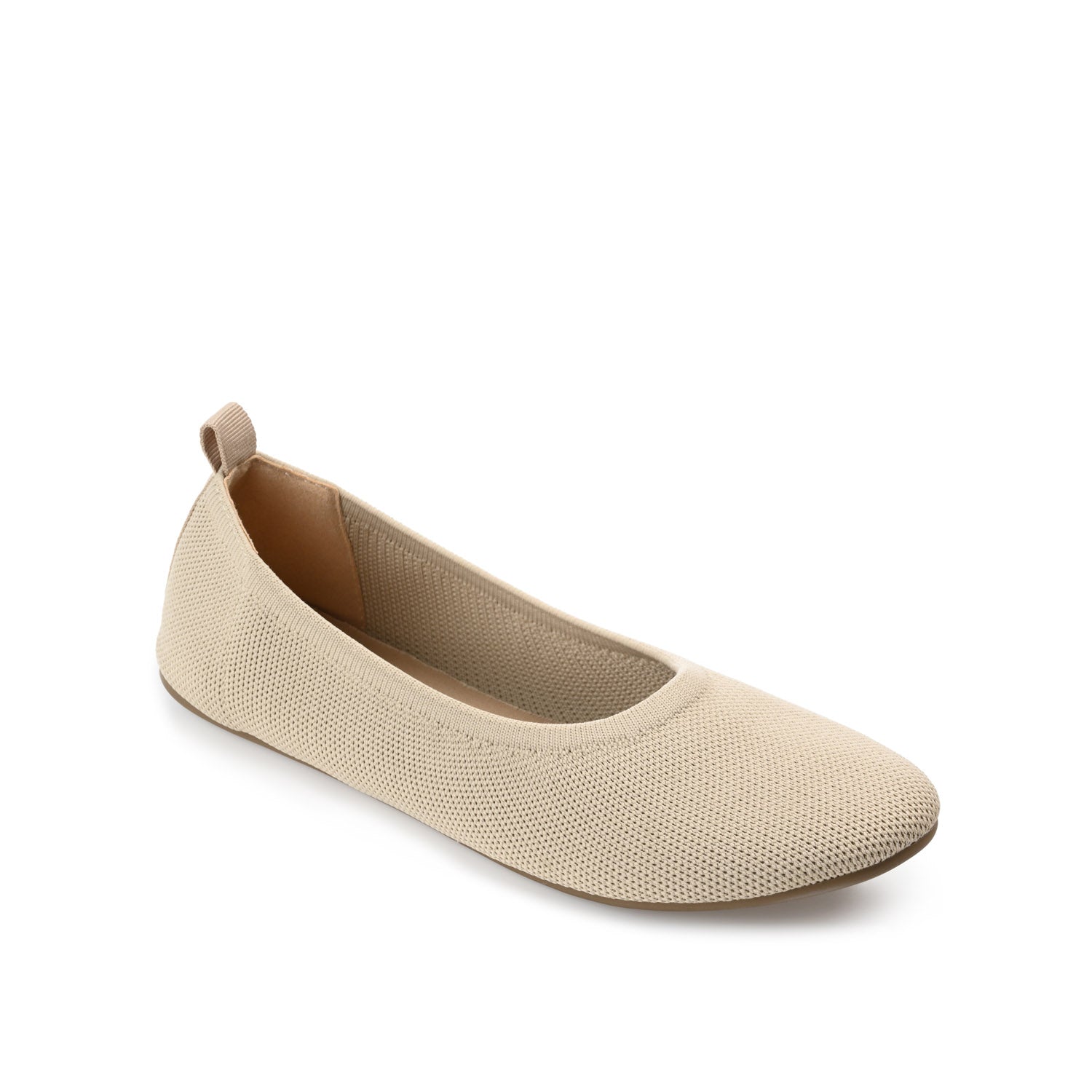 BALLET FLAT IN FABRIC - Taupe