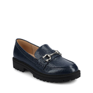 JESSAMEY LOAFER FLAT - Navy Patent