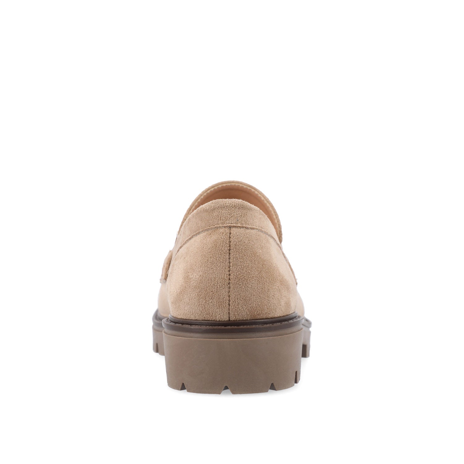 JESSAMEY HORSE BIT LOAFER FLATS - Taupe Suede