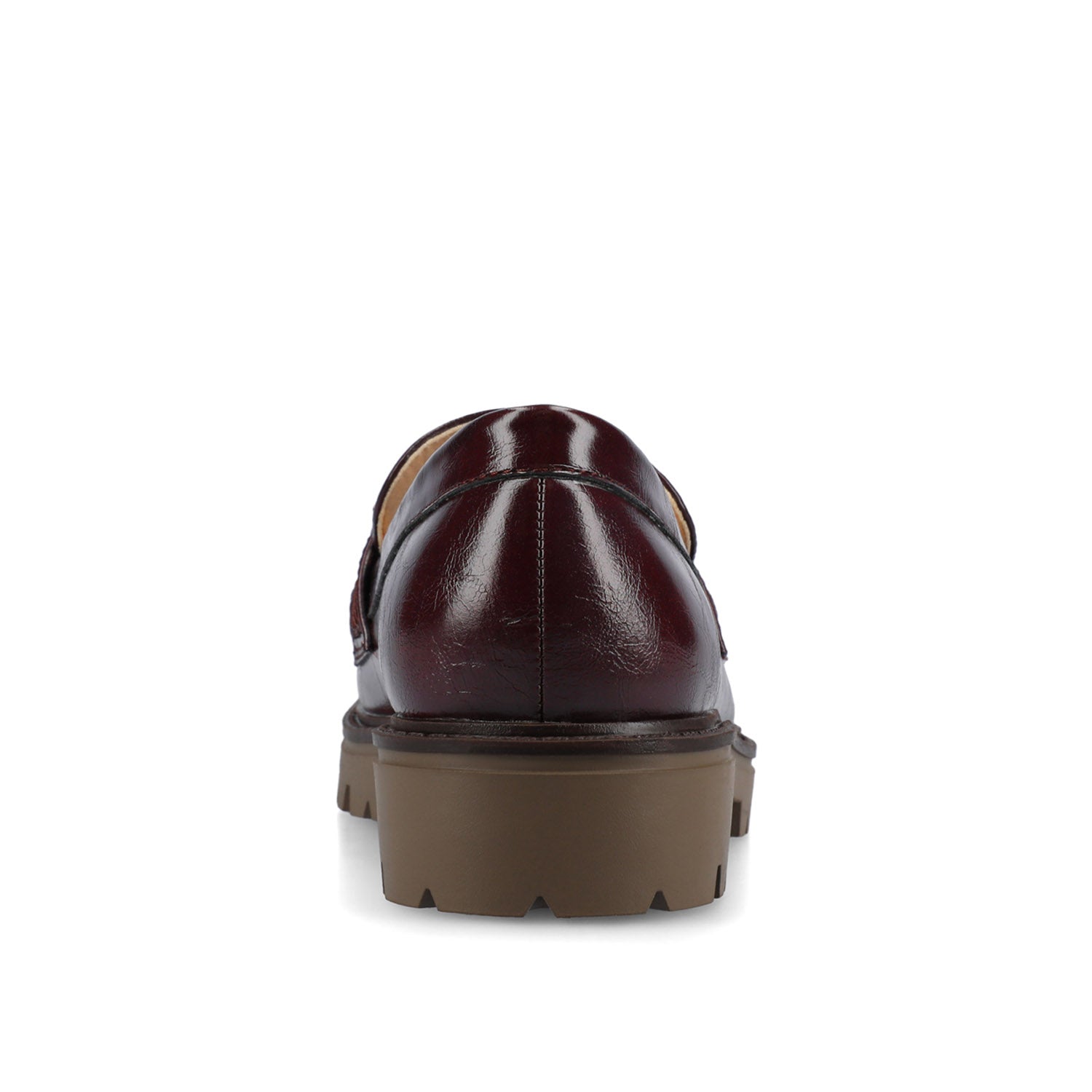 JESSAMEY LOAFER FLAT IN WIDE - Oxblood Patent