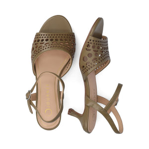 JESSLY DRESS SANDALS - Olive
