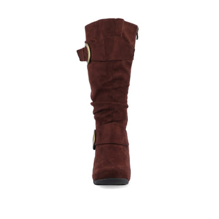 JESTER KNEE HIGH BOOTS IN WIDE-CALF