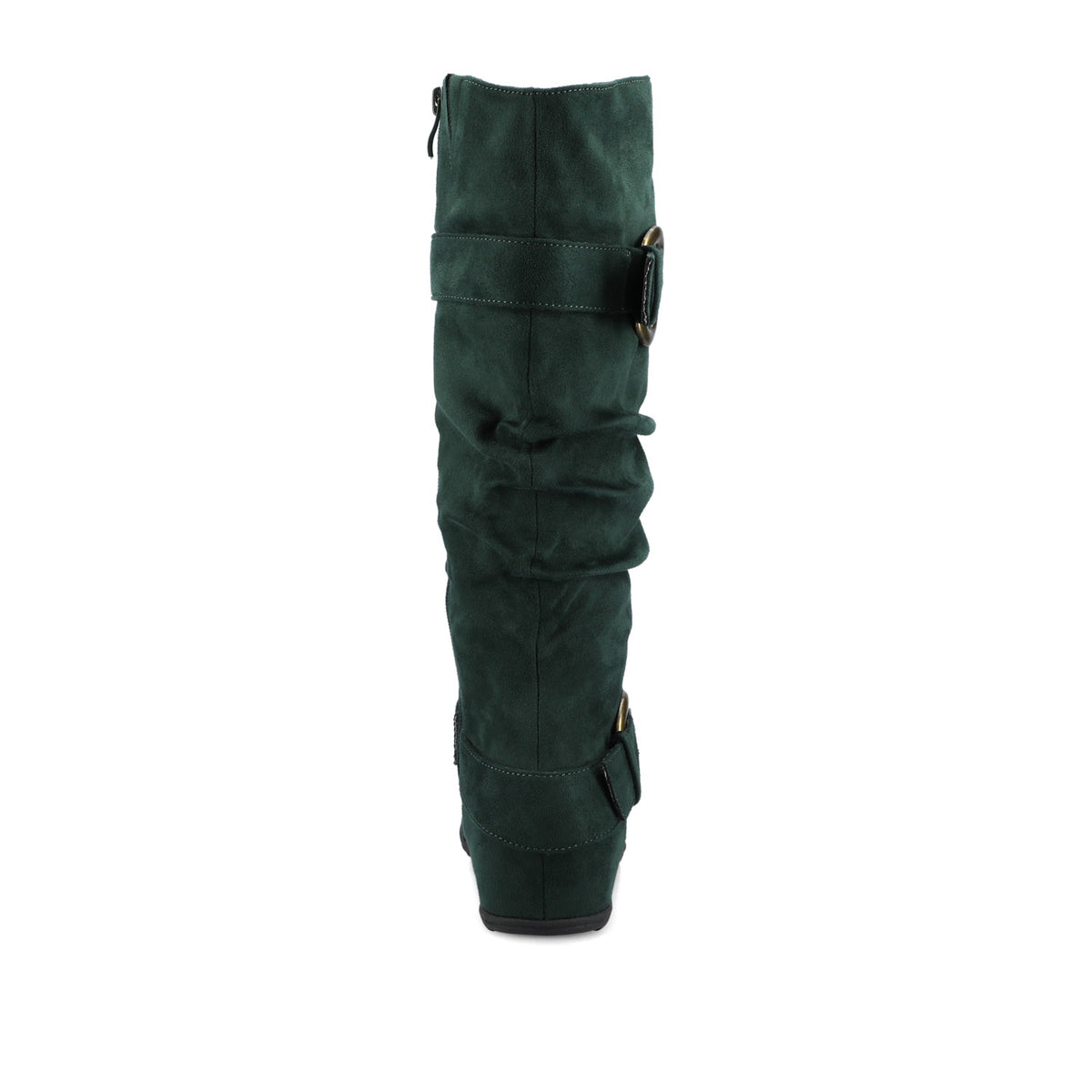 JESTER KNEE HIGH BOOTS IN FAUX SUEDE - Pine Suede