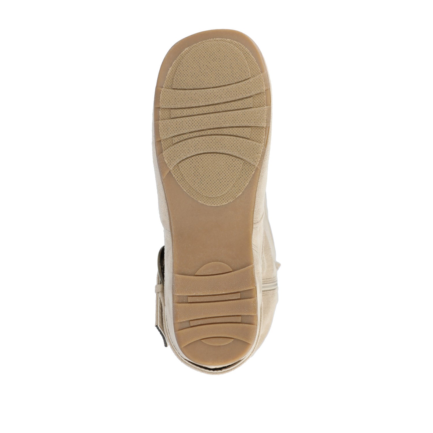 JESTER KNEE HIGH BOOTS IN WIDE CALF - Stone Faux Suede