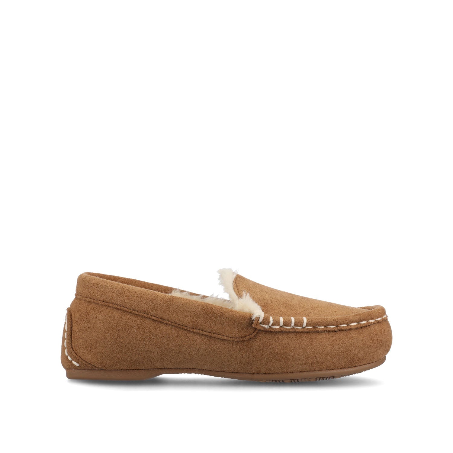 JETAH SLIPPERS IN FAUX SUEDE - Tan Faux Suede