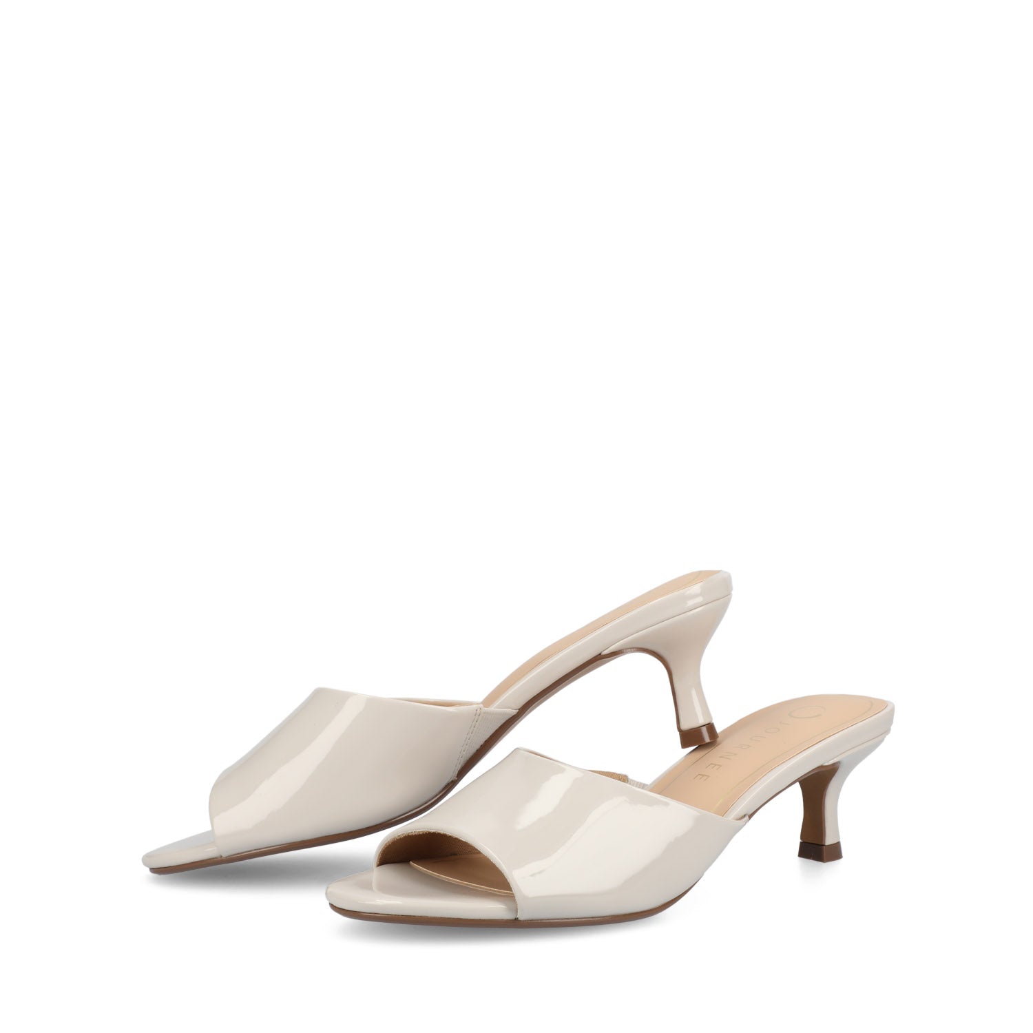 JEYLAH DRESS SANDALS - Bone Patent