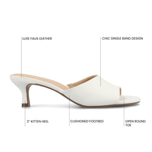 JEYLAH DRESS SANDALS - White PU