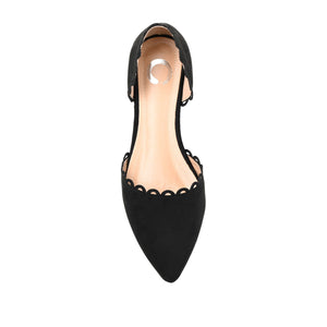 JEZLIN D'ORSAY FLATS IN WIDE - Black