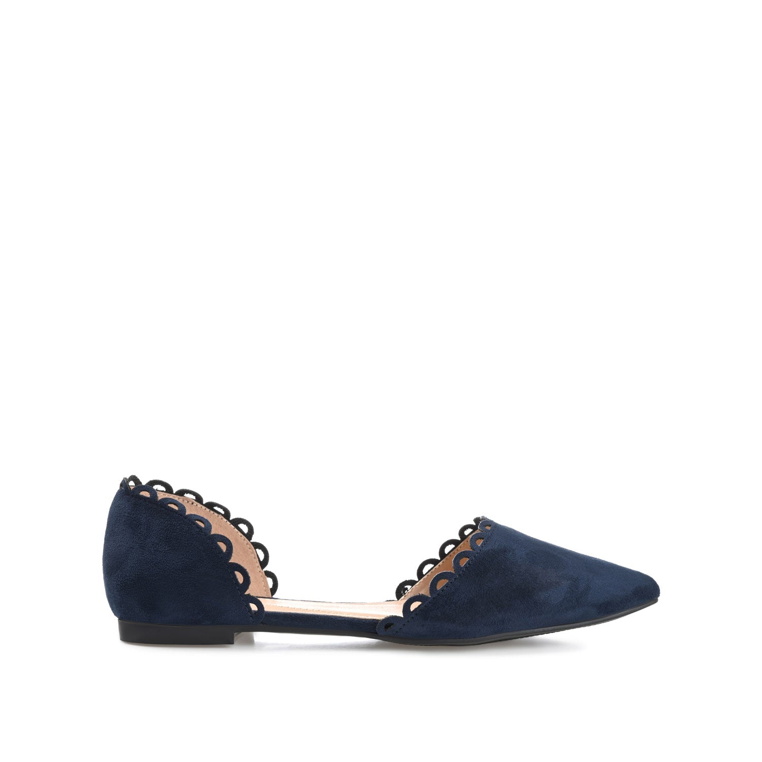 JEZLIN D'ORSAY FLATS IN FAUX SUEDE - Blue