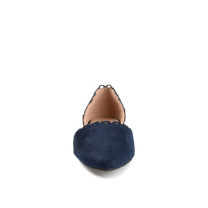 JEZLIN D'ORSAY FLATS IN FAUX SUEDE - Blue